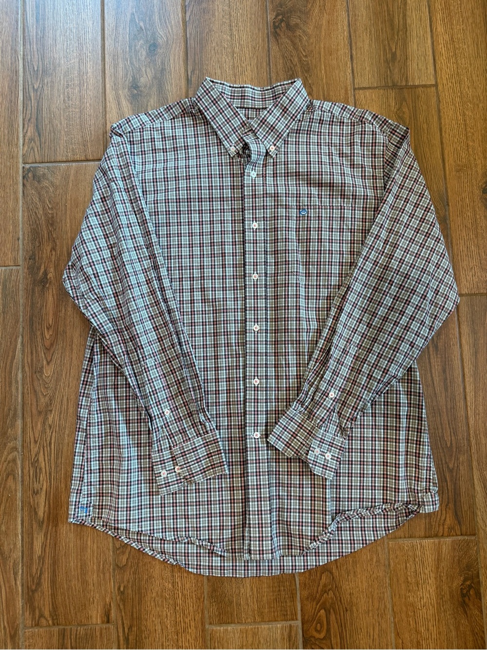 Southern Tide Men's Plaid Button-Down Shirt - men’s xl